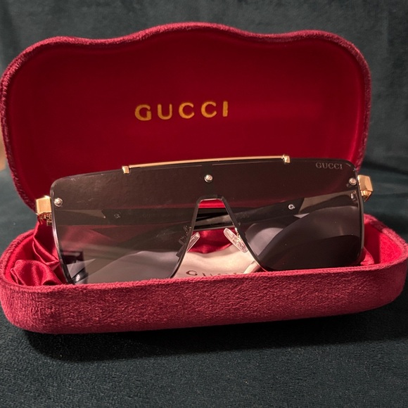 Black and Gold Sunglasses